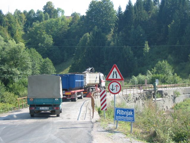 Dotrajali most Ribnjak