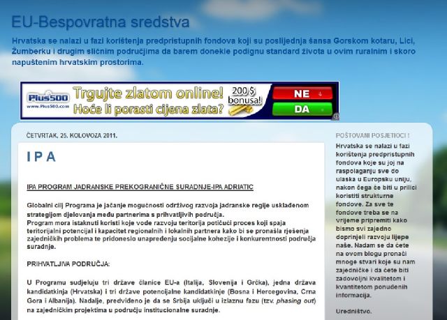 EU - Bespovratna sredstva