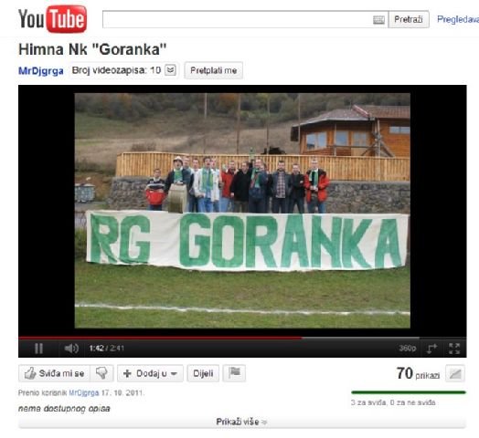 Himna osvanula na You Tubeu