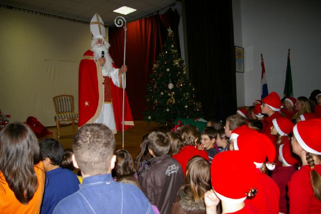 Detalj sa prošlogodišnjeg dolaska Svetog Nikole u Gorski kotar