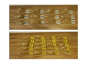 Zapljenjeni duhan pakiran u vrećice