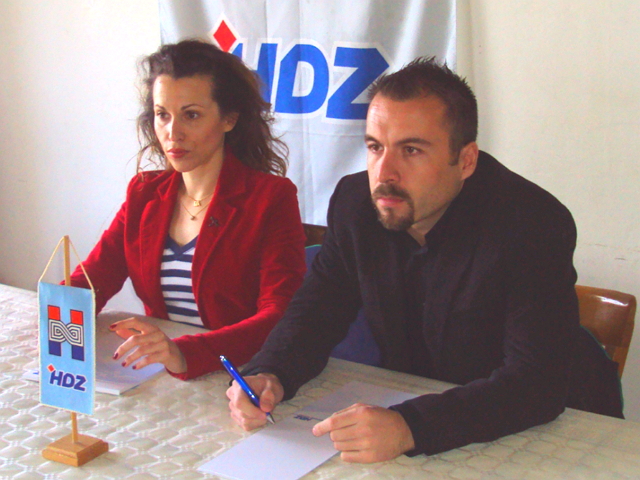 Majda Burić (HDZ Ravna Gora) i Ivan Tkalčević ( HDZ Vrbovsko)