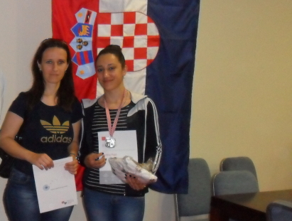 Nagrađena Martina Pajić (lijevo) s mentoricom Svjetlanom Glad